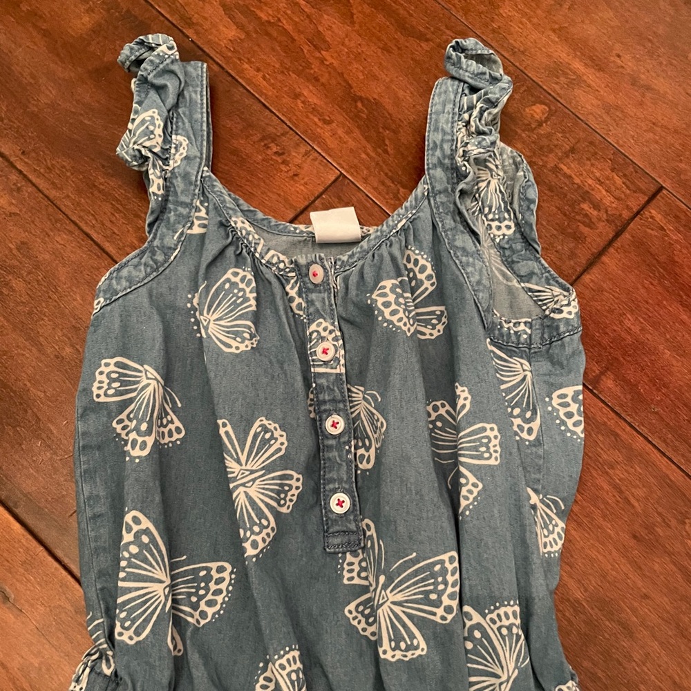 Gymboree Denim Ruffle Size 7 - Picture 2 of 6